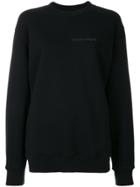 Eckhaus Latta Logo Print Sweatshirt - Black