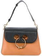 J.w.anderson - Piercing Applique Tote Bag - Women - Calf Leather - One Size, Brown, Calf Leather