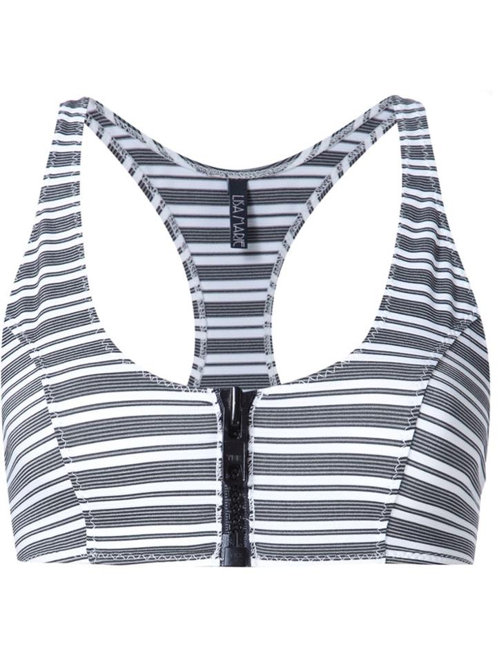 Lisa Marie Fernandez Striped Bikini - Black