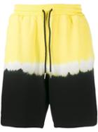Diesel Tie-dye Fleece Shorts - Yellow