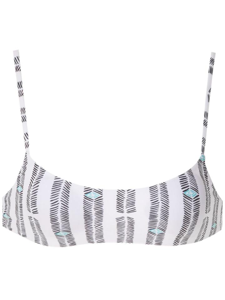 Lygia & Nanny Busto Cancun Estampado - White