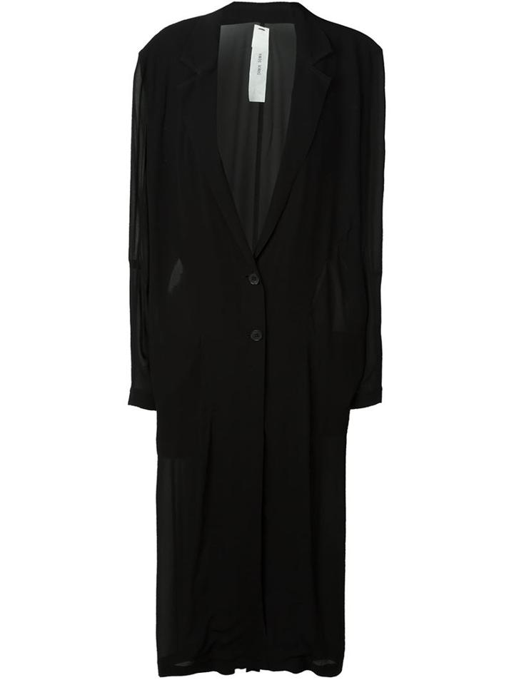 Damir Doma Buttoned Sheer Coat