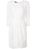 Emporio Armani Draped Dress - White