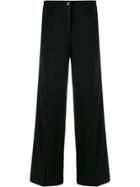 Ymc High-waisted Straight-leg Trousers - Black