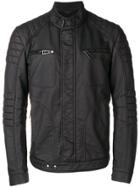 Belstaff Zipper Detail Biker Jacket - Black