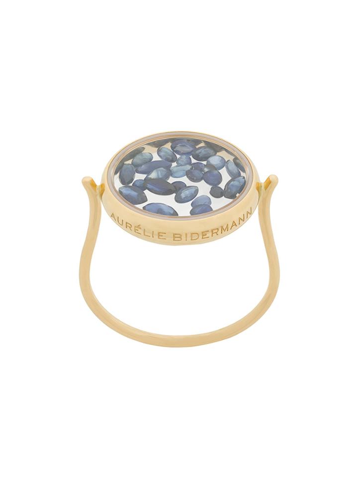Aurelie Bidermann 18kt Yellow Gold Chivoir Sapphire Ring - Metallic