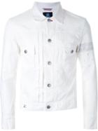 Guild Prime Denim Jacket, Men's, Size: Large, White, Cotton/polyurethane