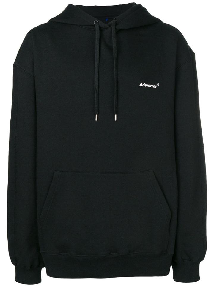 Ader Error Oversized Logo Hoodie - Black