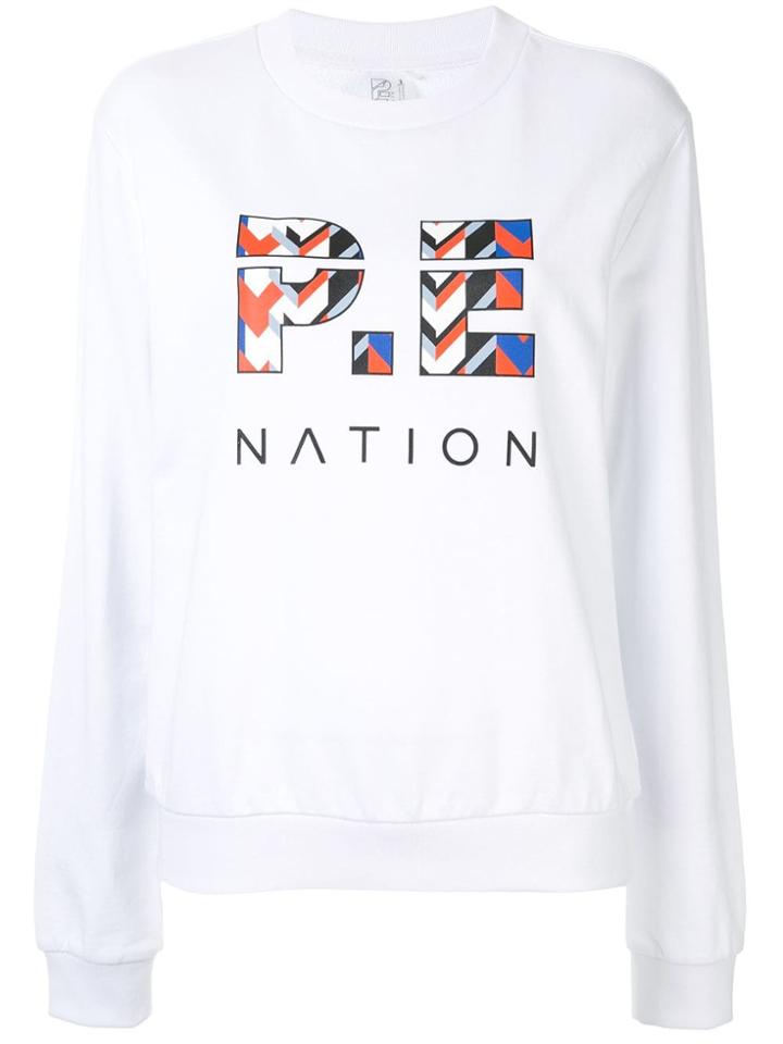 P.e Nation Tri-ball Sweatshirt - White