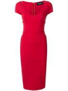 Dsquared2 Cap Sleeved Fitted Dress
