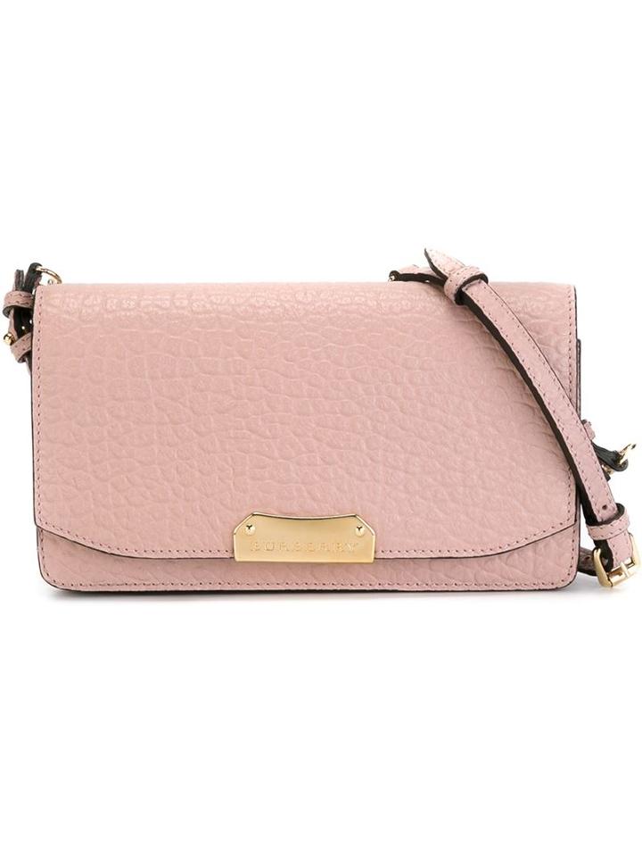 Burberry Signature Grain Leather Shoulder Bag