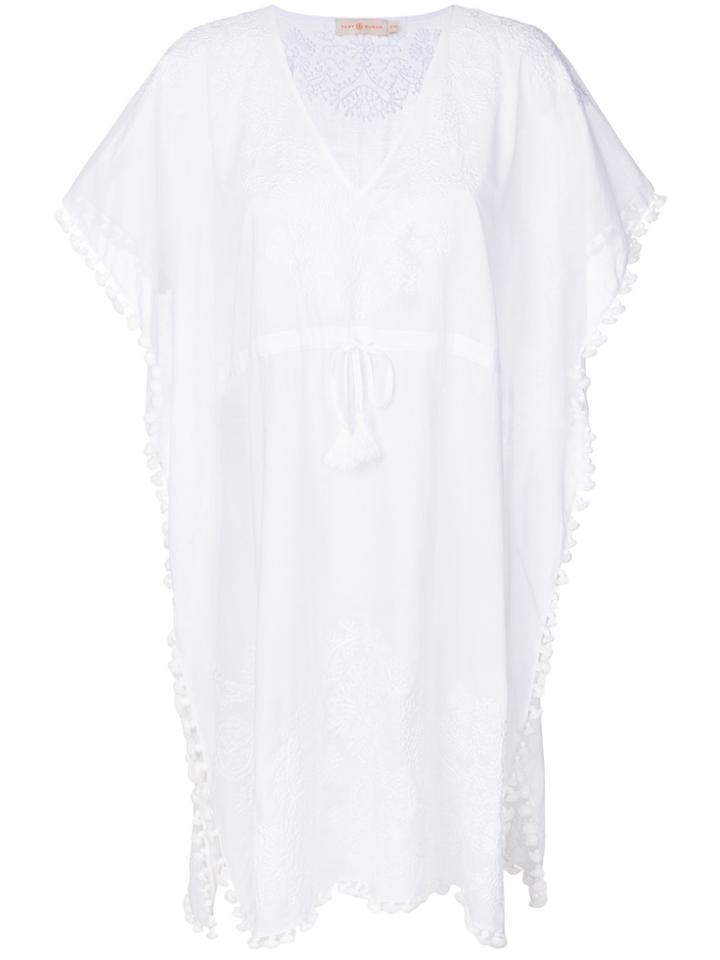 Tory Burch Georgina Beach Kaftan - White