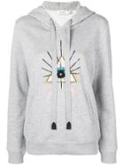Coach Eye Patch Hoodie - Grey