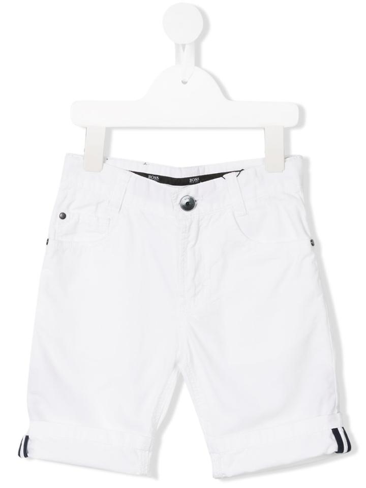 Boss Kids Chino Shorts, Boy's, Size: 6 Yrs, White