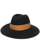Borsalino Ribbon Hat - Black