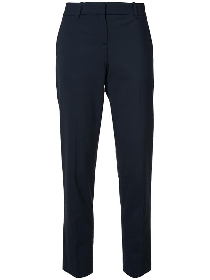 Theory Classic High-waisted Trousers - Blue