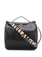 Stella Mccartney Logo Strap Holdall - Black