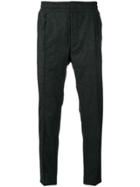 Tagliatore Tapered Leg Tailored Trousers - Grey