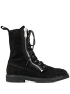 Balmain Combat Ranger Ankle Boots - Black