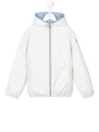 Reversible Padded Jacket, Girl's, Size: 10 Yrs, White, Save The Duck Kids