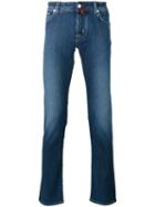 Jacob Cohen Classic Jeans, Men's, Size: 30, Blue, Cotton/polyester/spandex/elastane