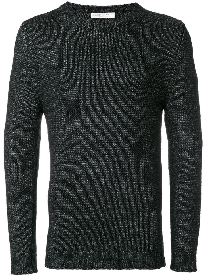 Lucio Vanotti Crew Neck Jumper - Black