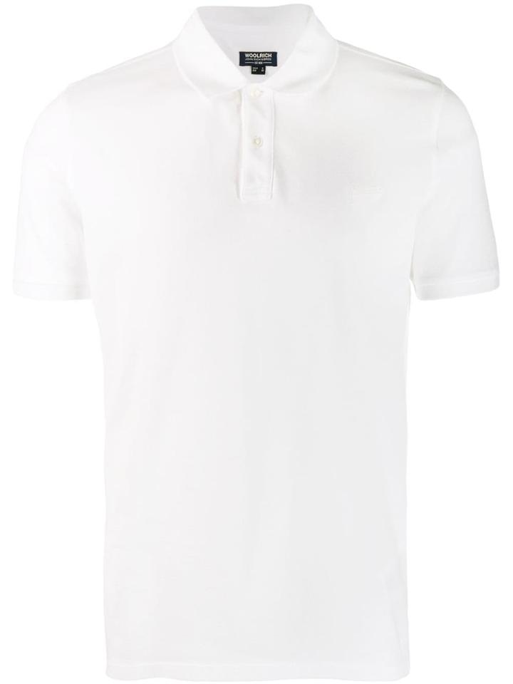 Woolrich Short Sleeve Polo Top - White