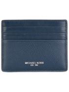 Michael Michael Kors Logo Stamp Cardholder - Blue