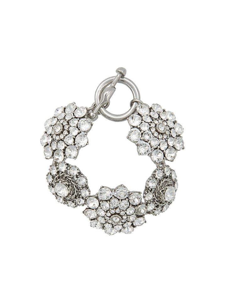 Oscar De La Renta Jeweled Bracelet - Metallic