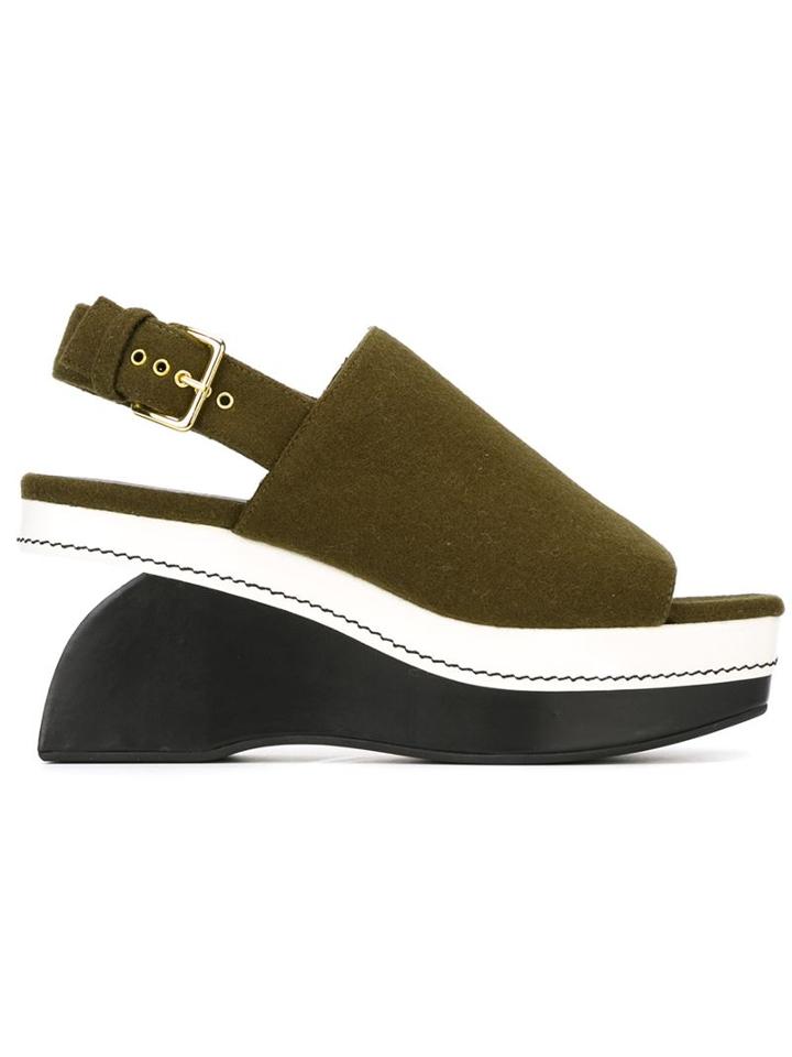 Marni Structured Platform Sandals