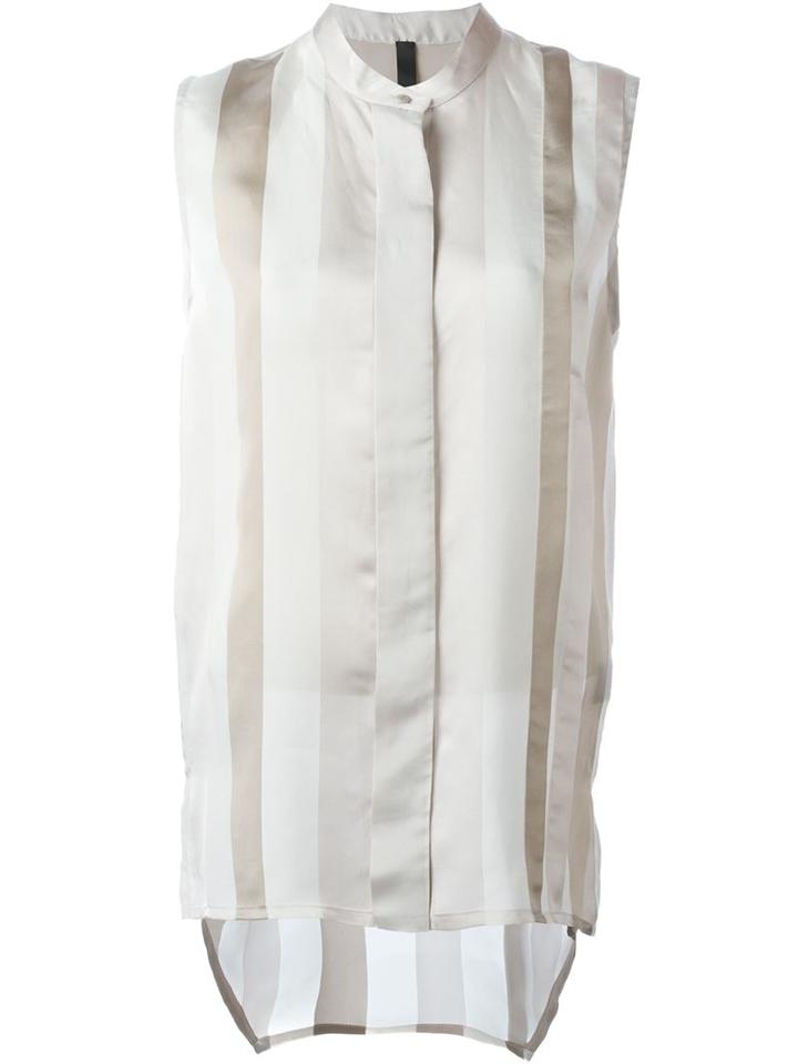 Ilaria Nistri Striped Sleeveless Shirt