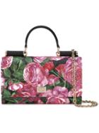 Dolce & Gabbana Mini Von Wallet Crossbody Bag, Women's, Pink, Calf Leather