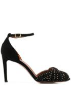 L'autre Chose Studded Open-toe Sandals - Black