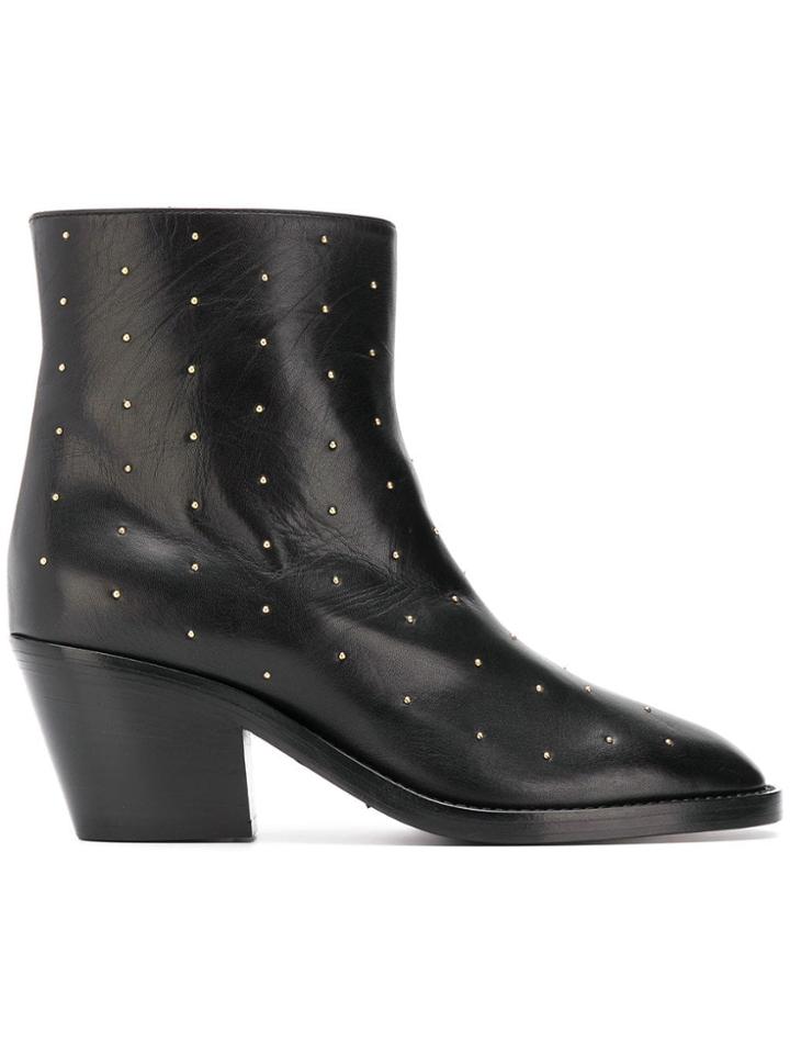 Twin-set Embellished Ankle Boots - Black