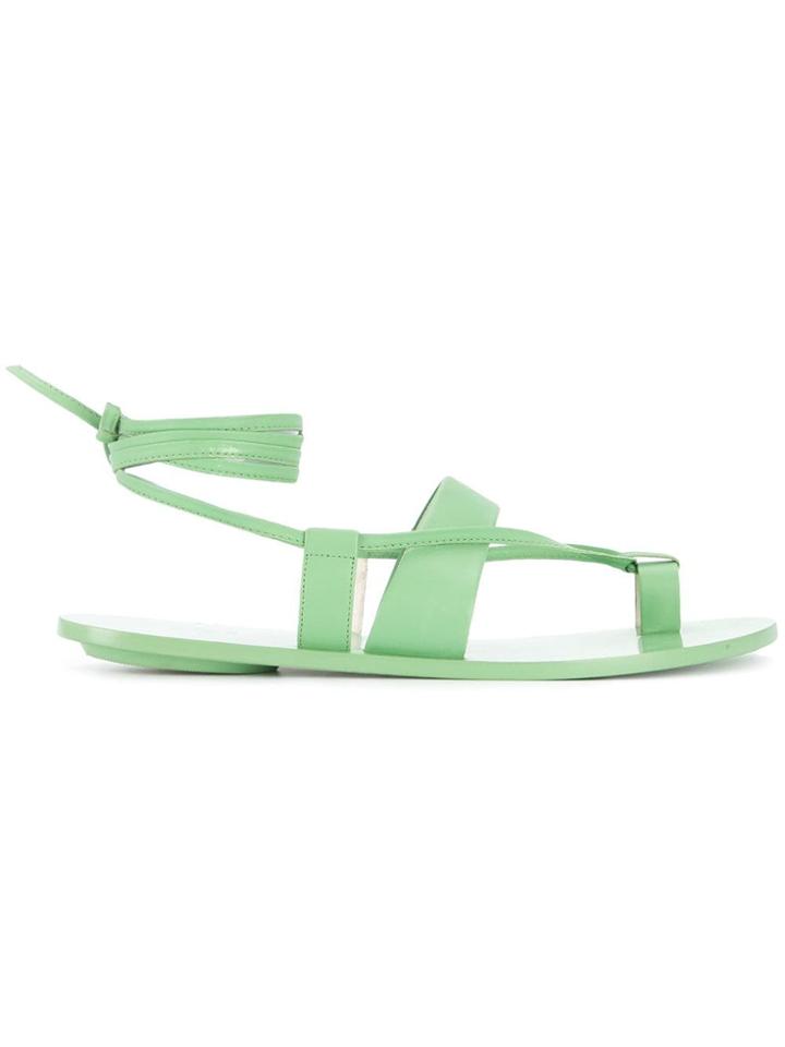 Tibi Reid Sandals - Green