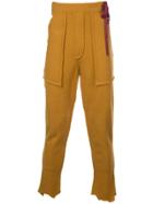 Bed J.w. Ford Elasticated Waist Trousers - Yellow