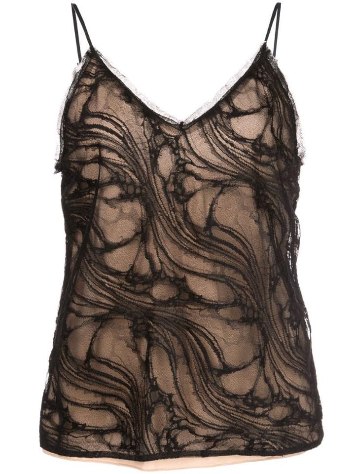 Jason Wu Collection Lace Detail Camisole Top - Black