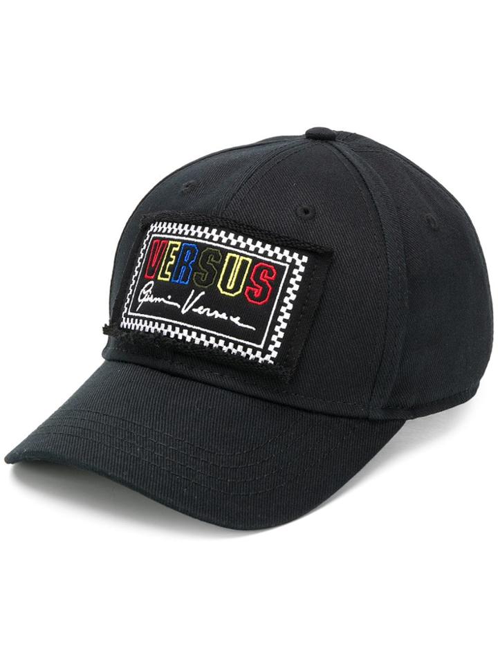 Versus Logo Patch Cap - Black