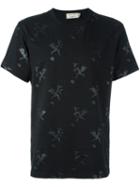Maison Kitsuné Fox Print T-shirt, Men's, Size: Medium, Black, Cotton