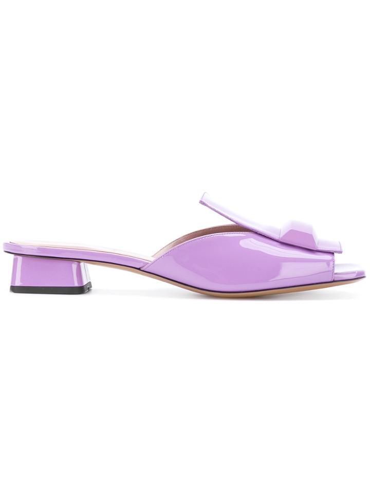 Rayne Adalberta Mules - Pink & Purple