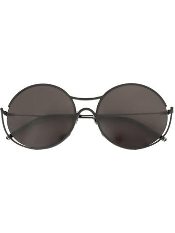 Sener Besim Round Shaped Sunglasses - Black