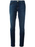 Frame Denim Skinny Jeans, Women's, Size: 32, Blue, Cotton/polyester/spandex/elastane