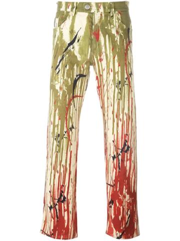 Jean Paul Gaultier Vintage Dripping Effect Jeans