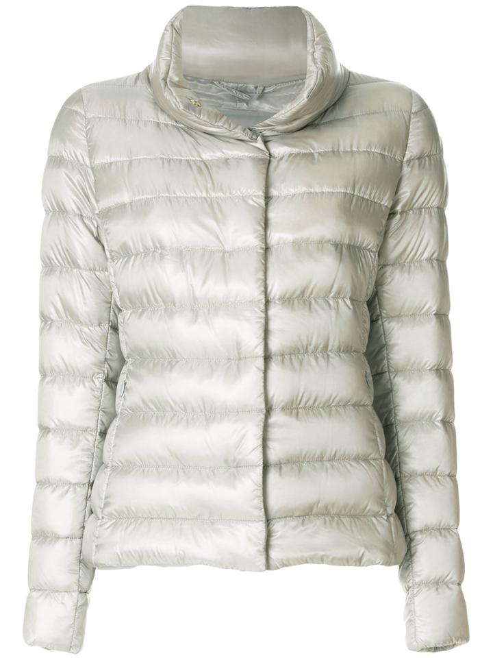 Herno Funnel Neck Down Jacket - Nude & Neutrals