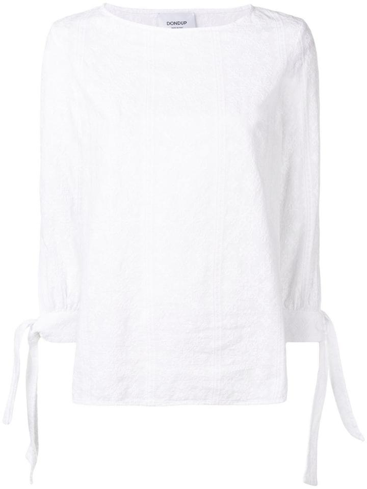 Dondup Tie Cuff Blouse - White