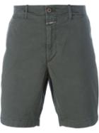 Closed Chino Shorts, Men's, Size: 34, Green, Cotton/spandex/elastane