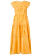 See By Chloé Sleeveless Tiered Dress - Yellow