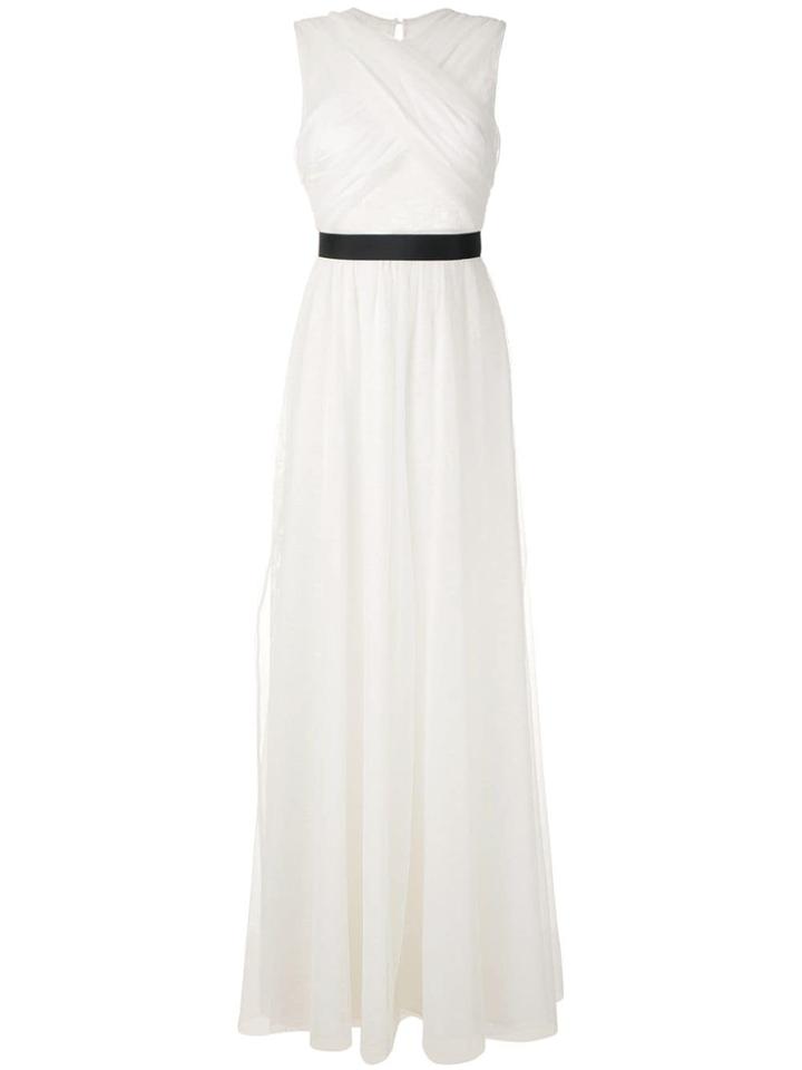 Reinaldo Lourenço Lace Panel Gown - White
