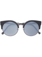 Retrosuperfuture 'ilaria Black Matte Zero' Sunglasses - Grey