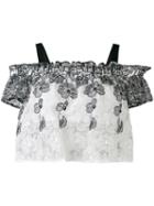 Blugirl - Frill Blouse - Women - Cotton/polyester - 42, Women's, White, Cotton/polyester